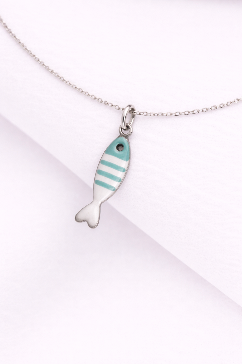 Small Enamel Fish Charm