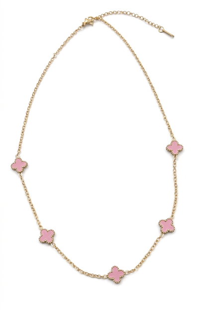 Small  Four Leaf Clover Necklace
