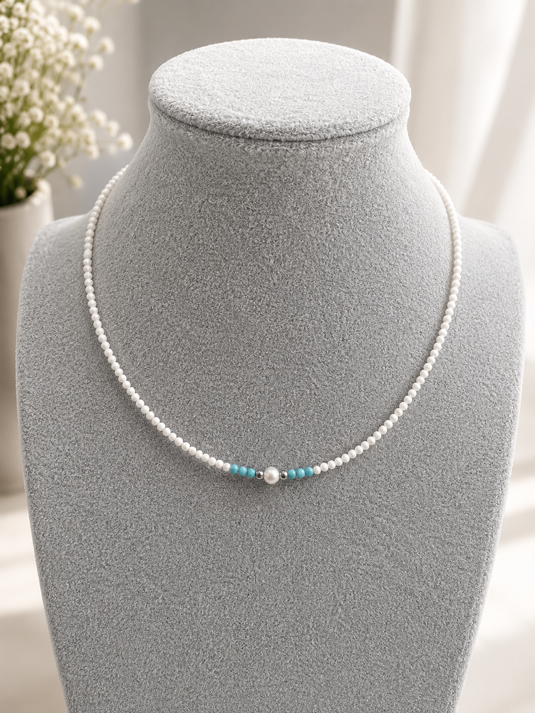 Semi Precious Stone Necklace