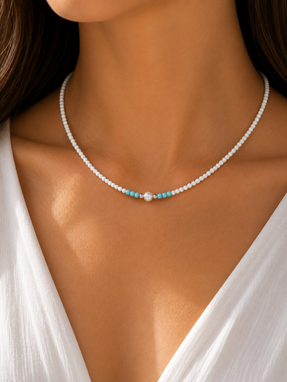 Semi Precious Stone Necklace