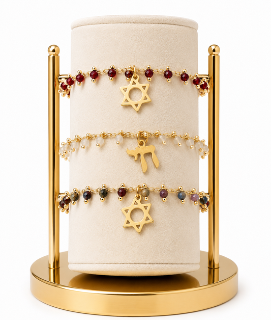 Gemstone Charm Bracelet