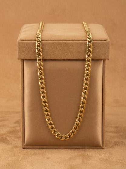 Gold Chunky Necklaxe