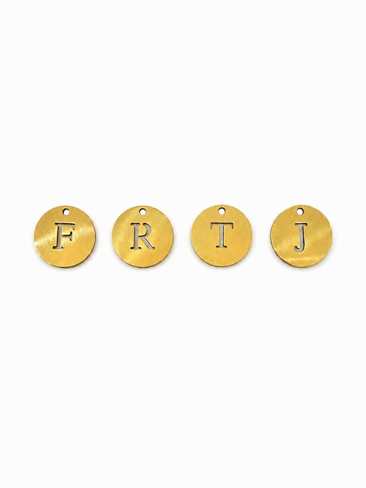 Gold Initial Charms