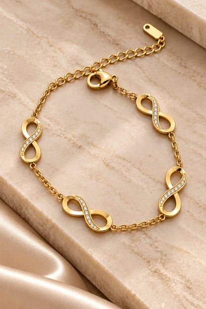 Infinity Gold Bracelet