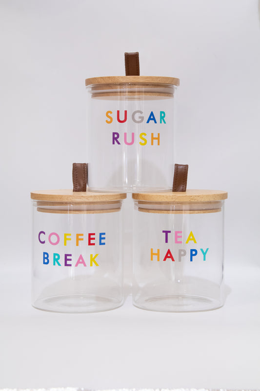 Storage Jars- Sugar, Tea and Coffee
