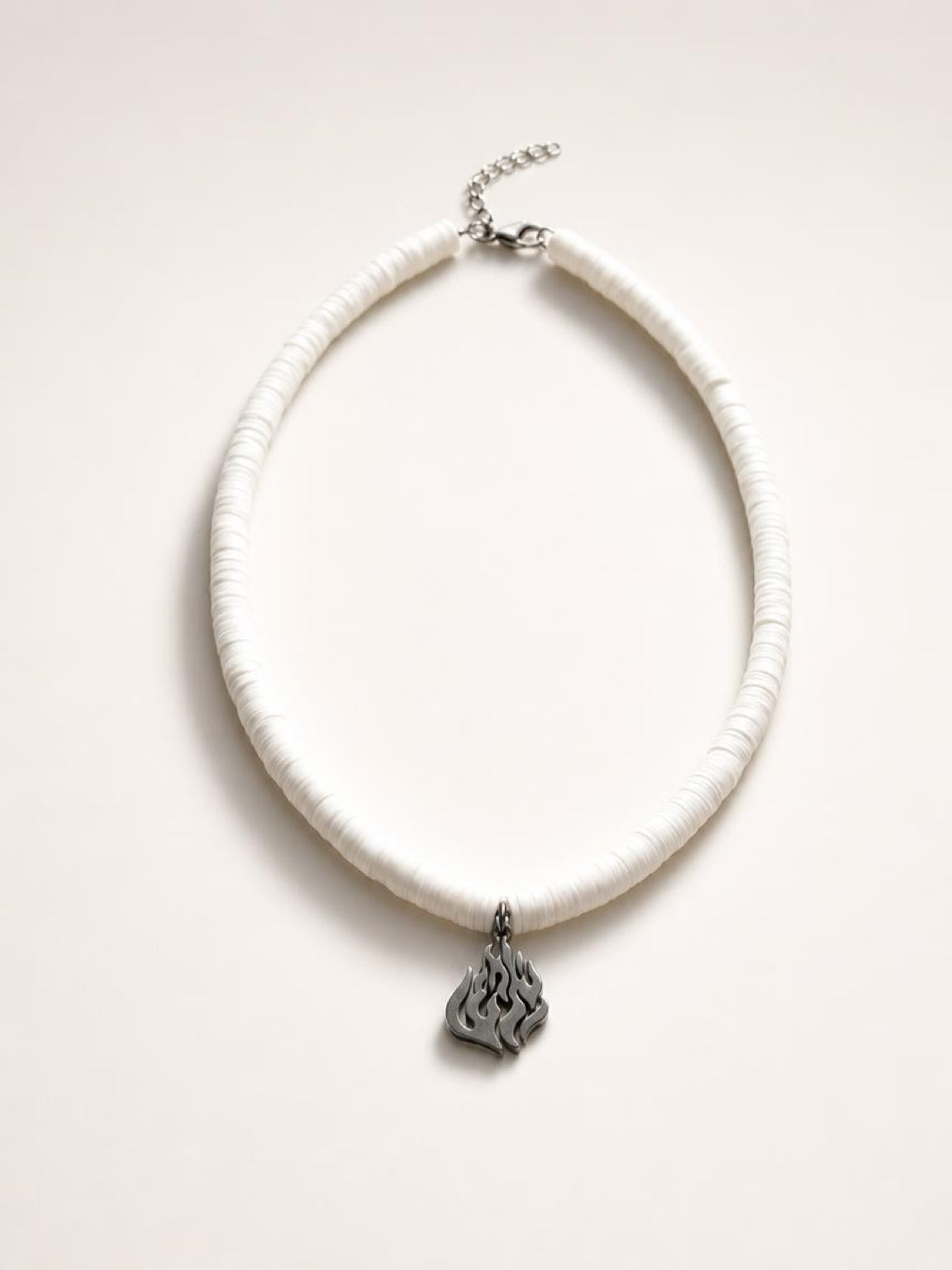 Heishi Beaded Necklace with Ha'aish Sheli Pendant