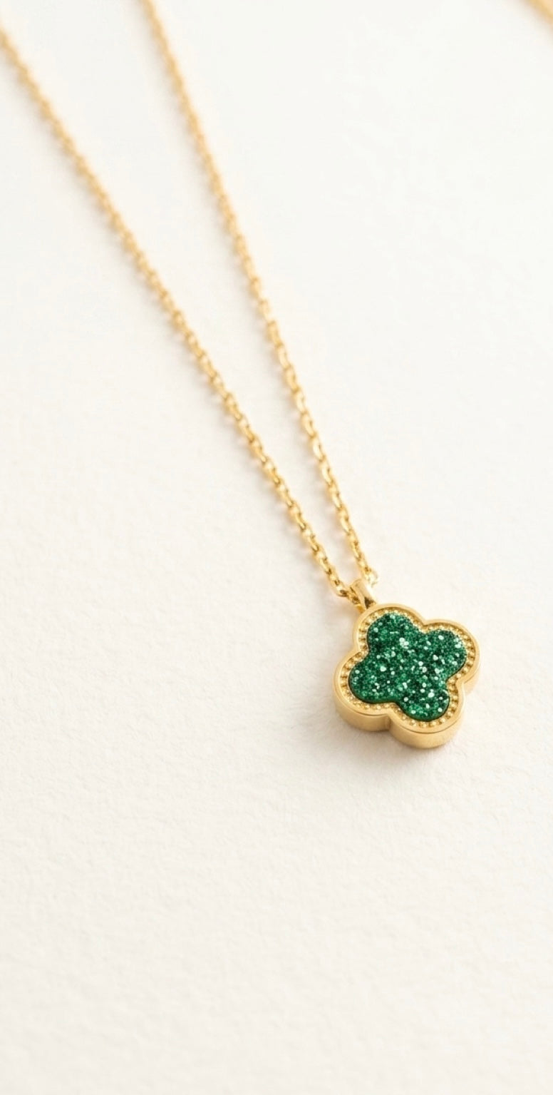 Double Sided Clover Necklace