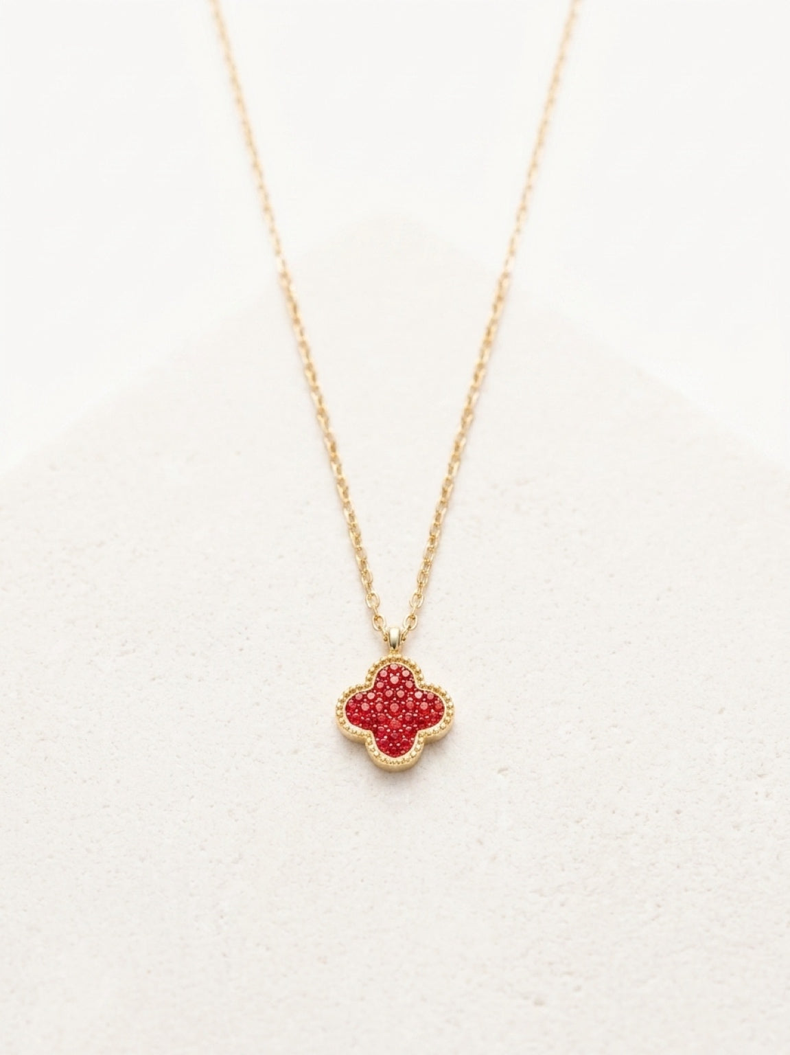 Double Sided Clover Necklace