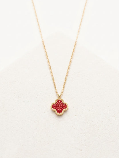 Double Sided Clover Necklace