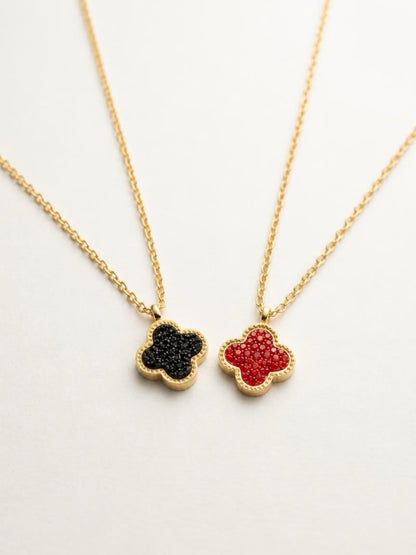 Double Sided Clover Necklace