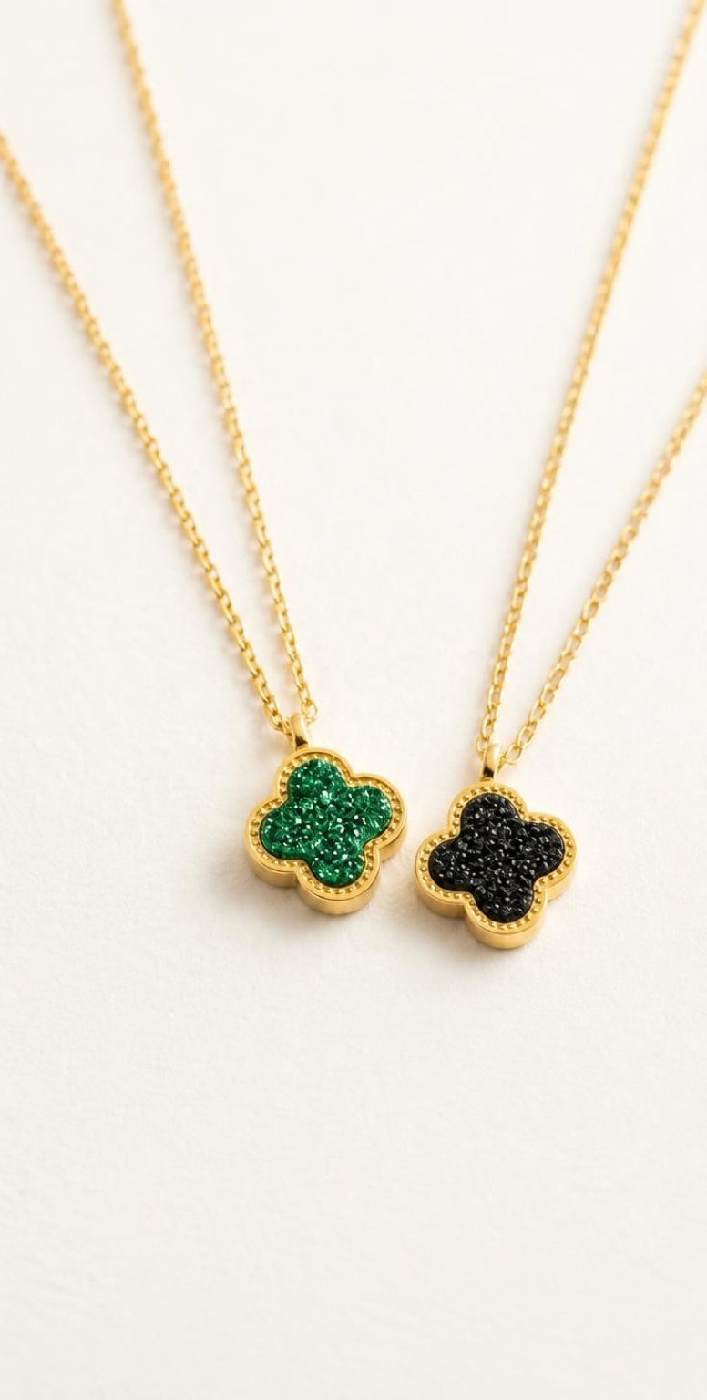 Double Sided Clover Necklace