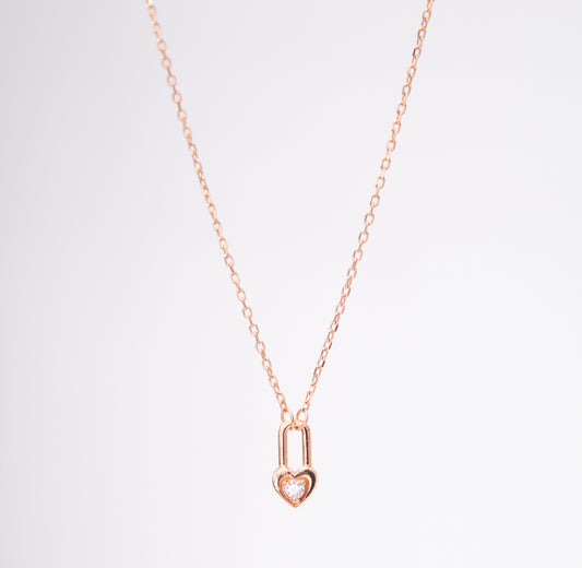 Sterling Silver Heart Locket Necklace