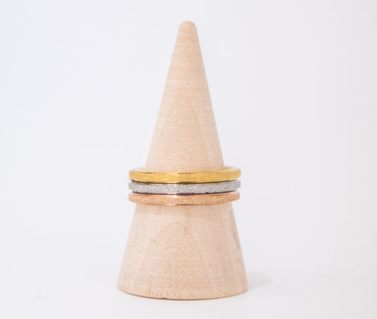 Three Tone Band Ring