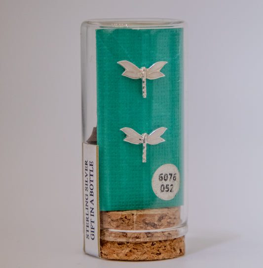 Mother of Pearl Dragonfly Studs