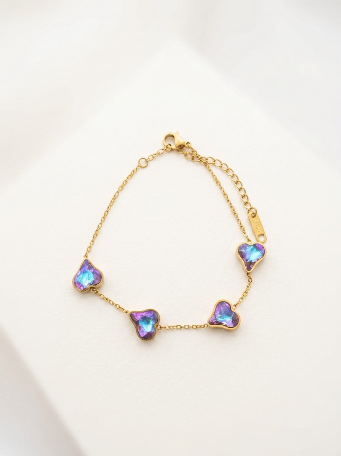 Purple Heart Bracelet