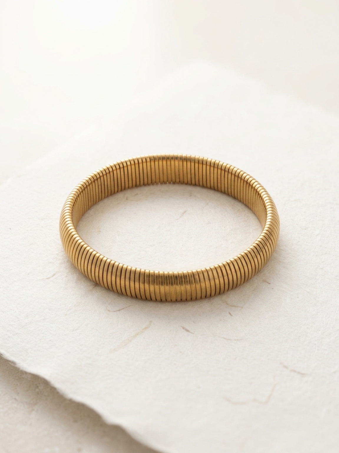 Gold Stretch Bangle