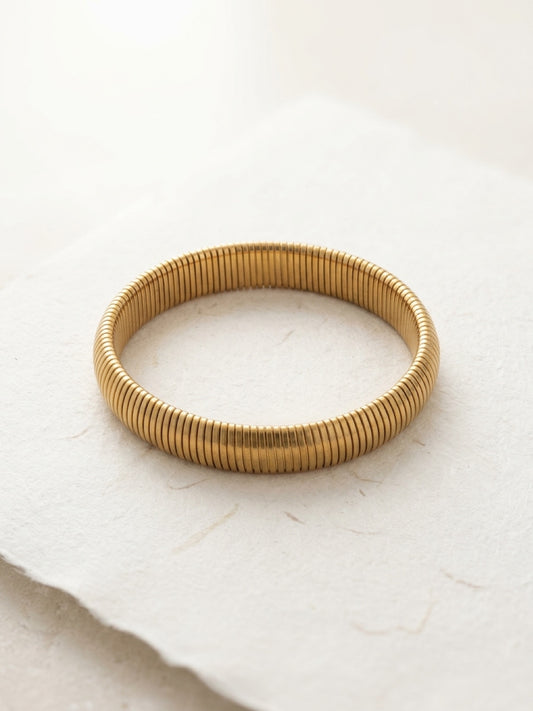Gold Stretch Bangle