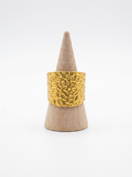 Molten Chunky Gold Ring