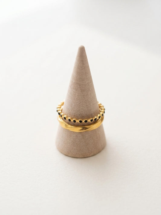 Midnight Wave Ring