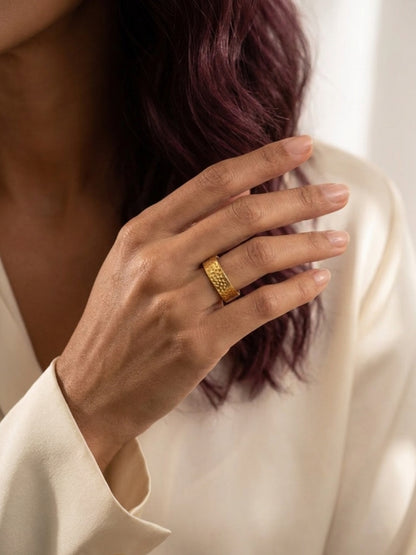 Molten Gold Ring