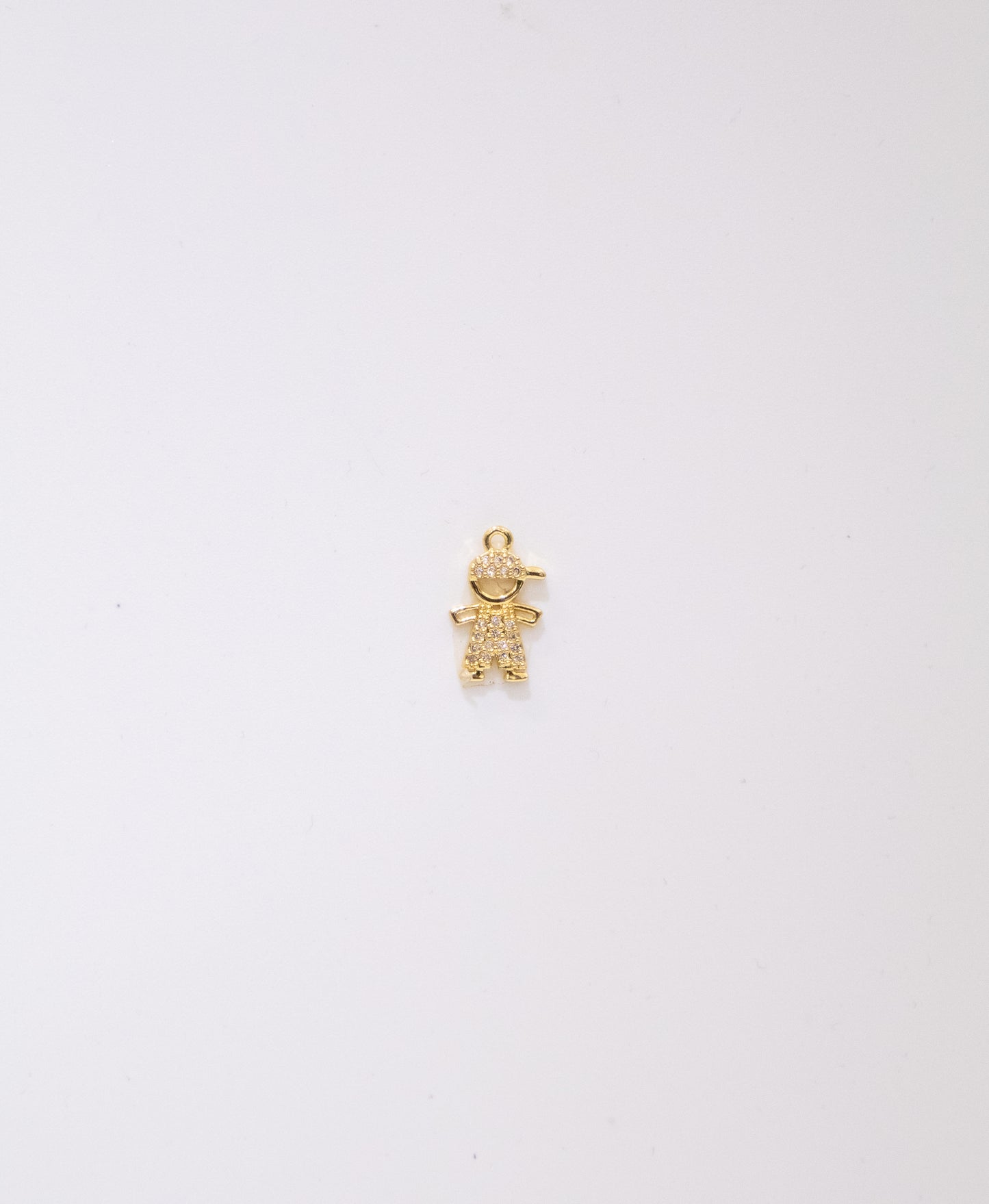 Gold Boy Charm