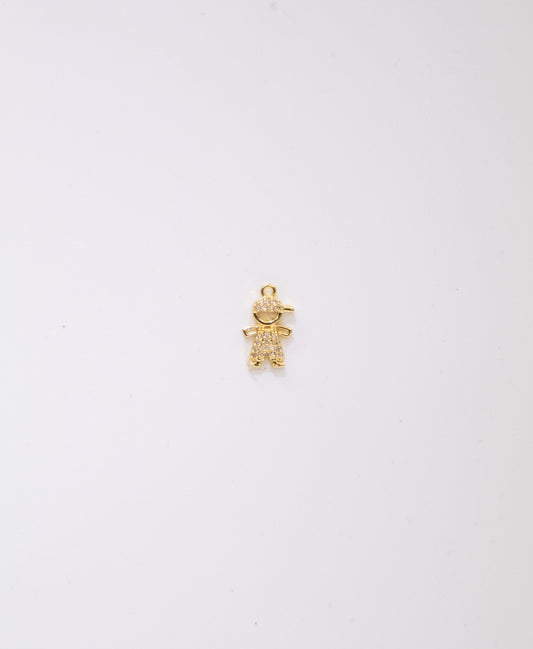 Gold Boy Charm