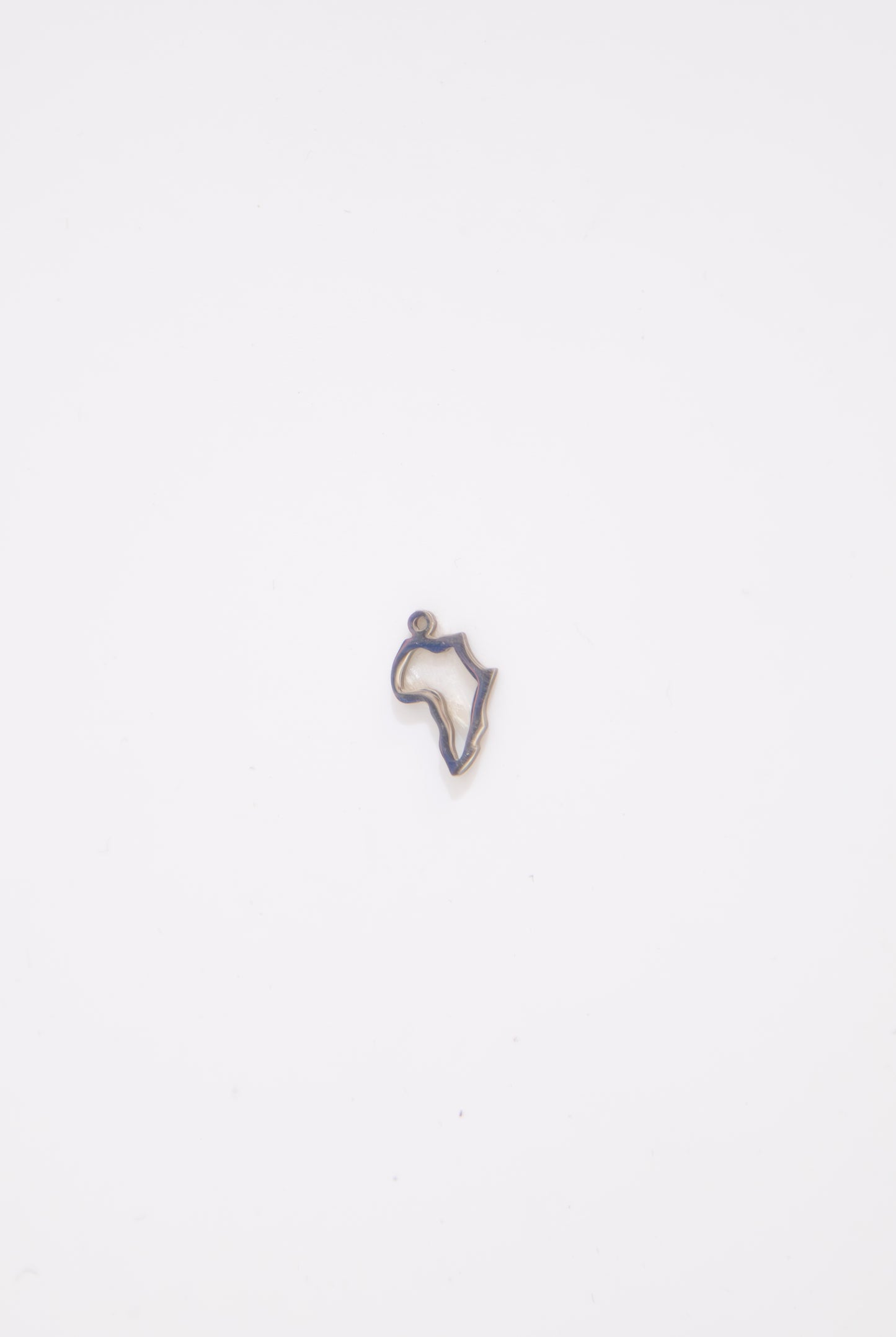 Silver Africa Charm