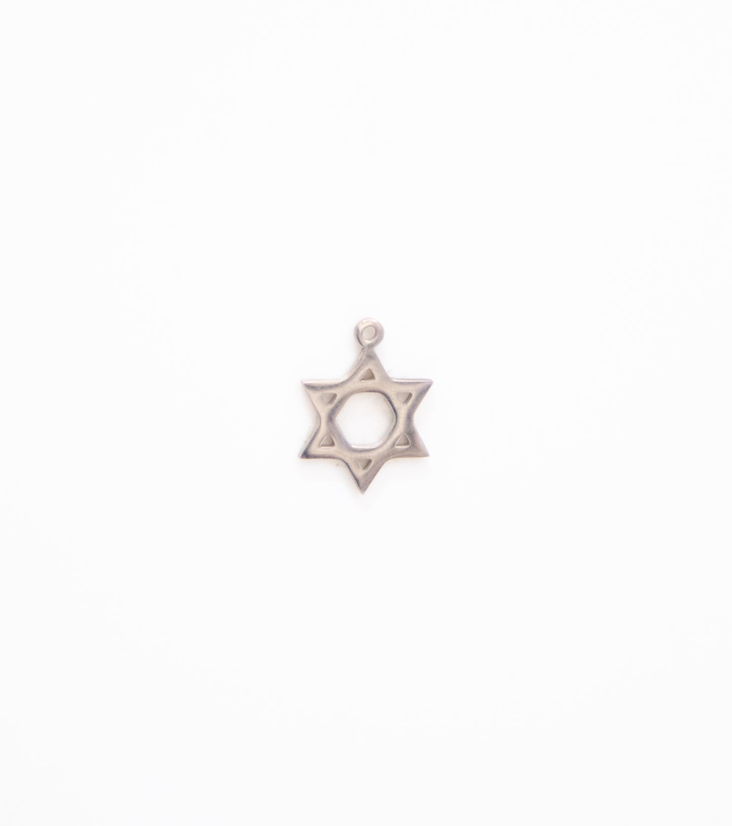 Silver Magan David Charm