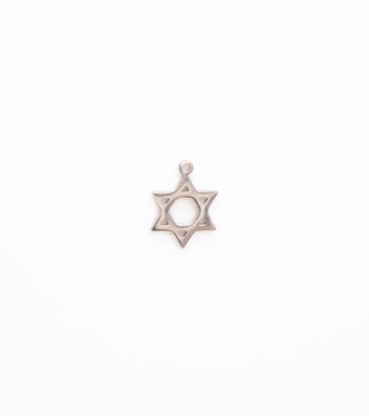 Silver Magan David Charm