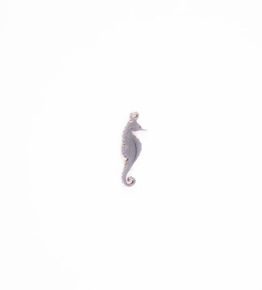 Silver Sea Horse Charm