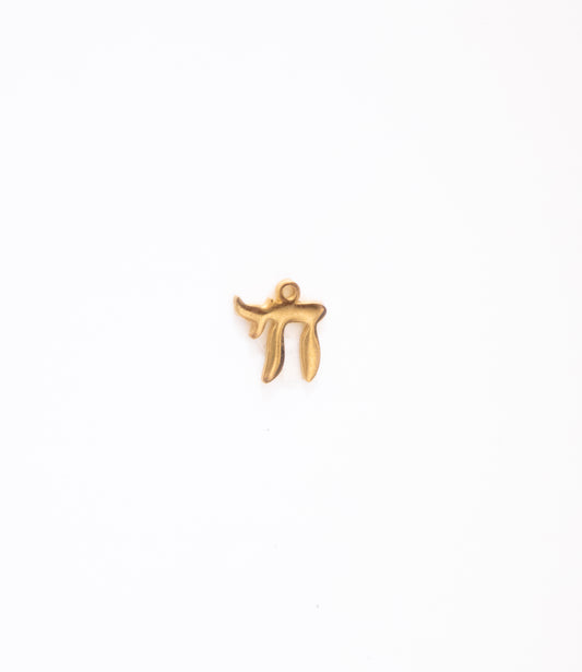 Gold Chai Charm