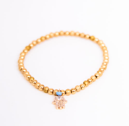 Rose Gold Beaded Bracelet