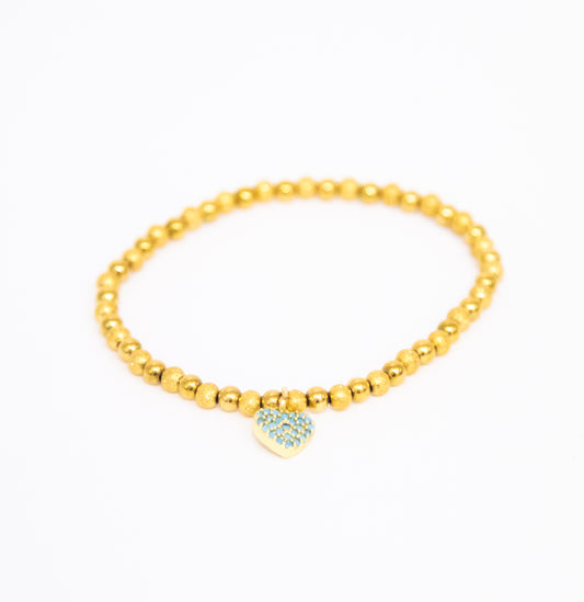 Gold Beaded Bracelet