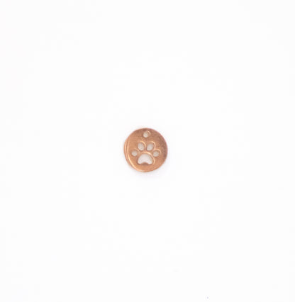 Silver Paw Print Charm