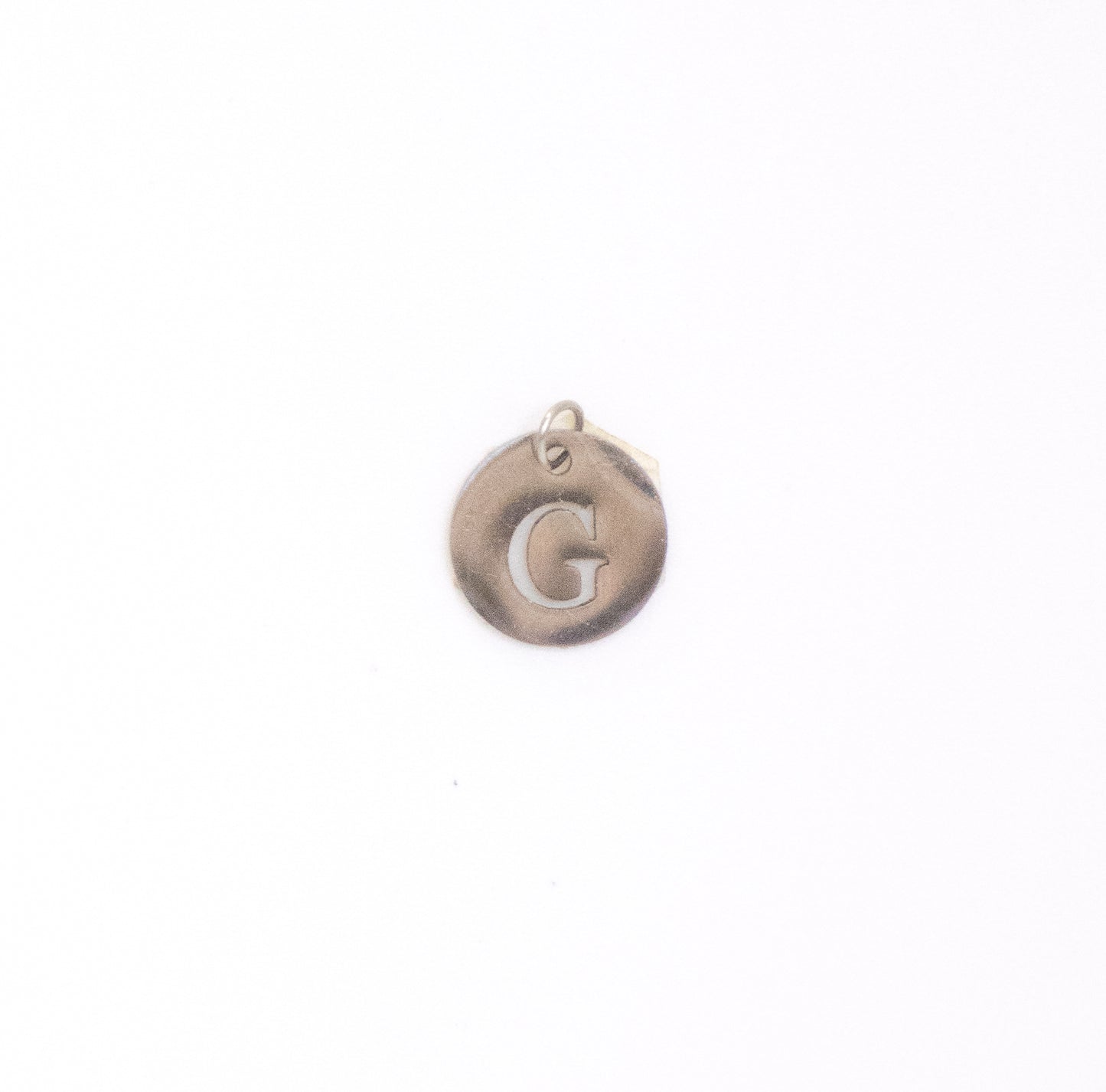 Silver Initial Charms