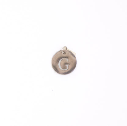 Silver Initial Charms