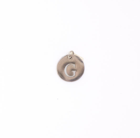 Silver Initial Charms