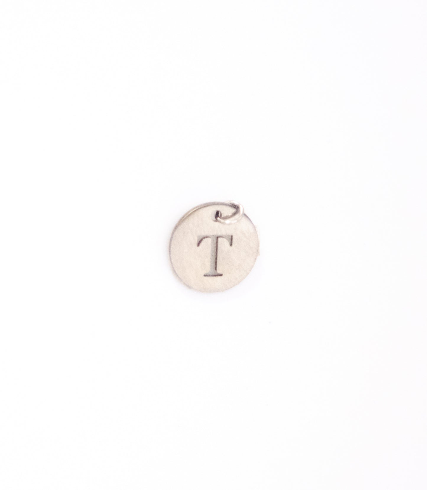 Silver Initial Charms