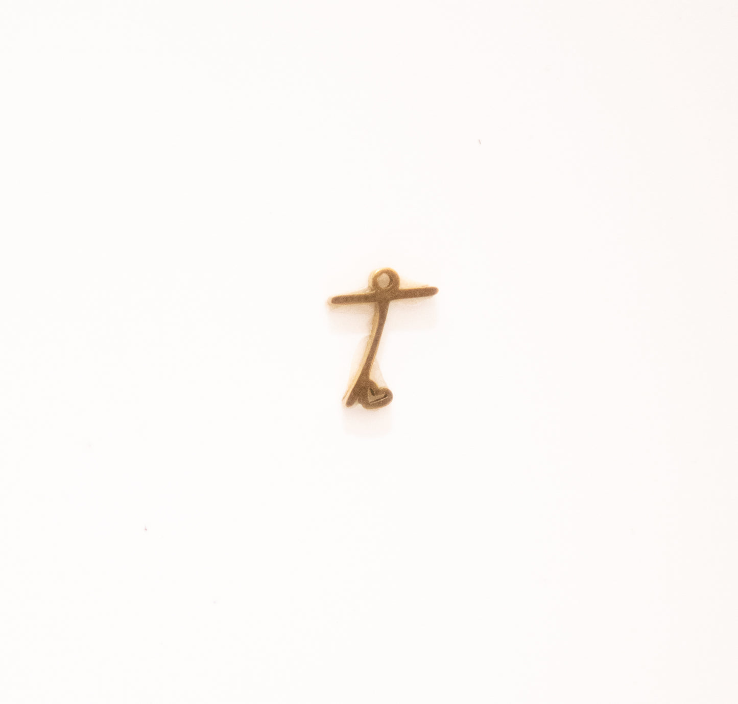 Gold Cursive Initial Charms