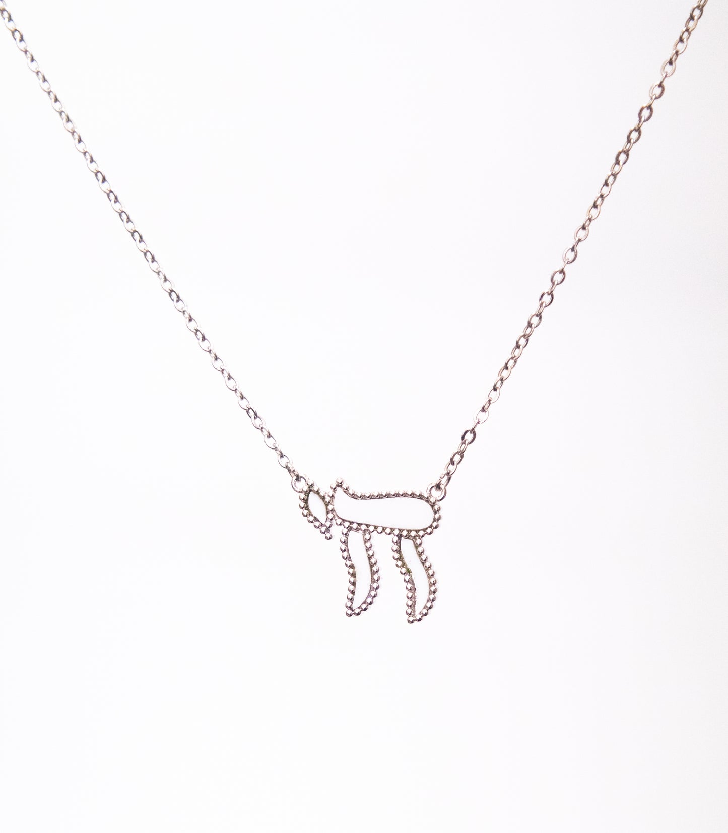 Silver Chai Necklace