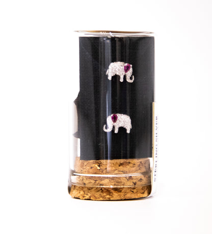 Elephant Pink Ear Studs