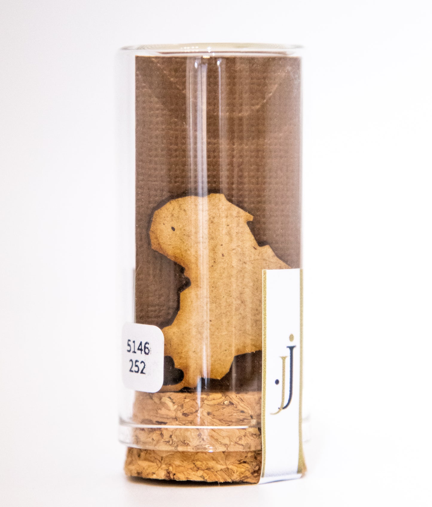 Owl with Enamel Eye Studs