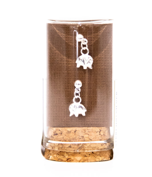 Elephant Dangling Studs