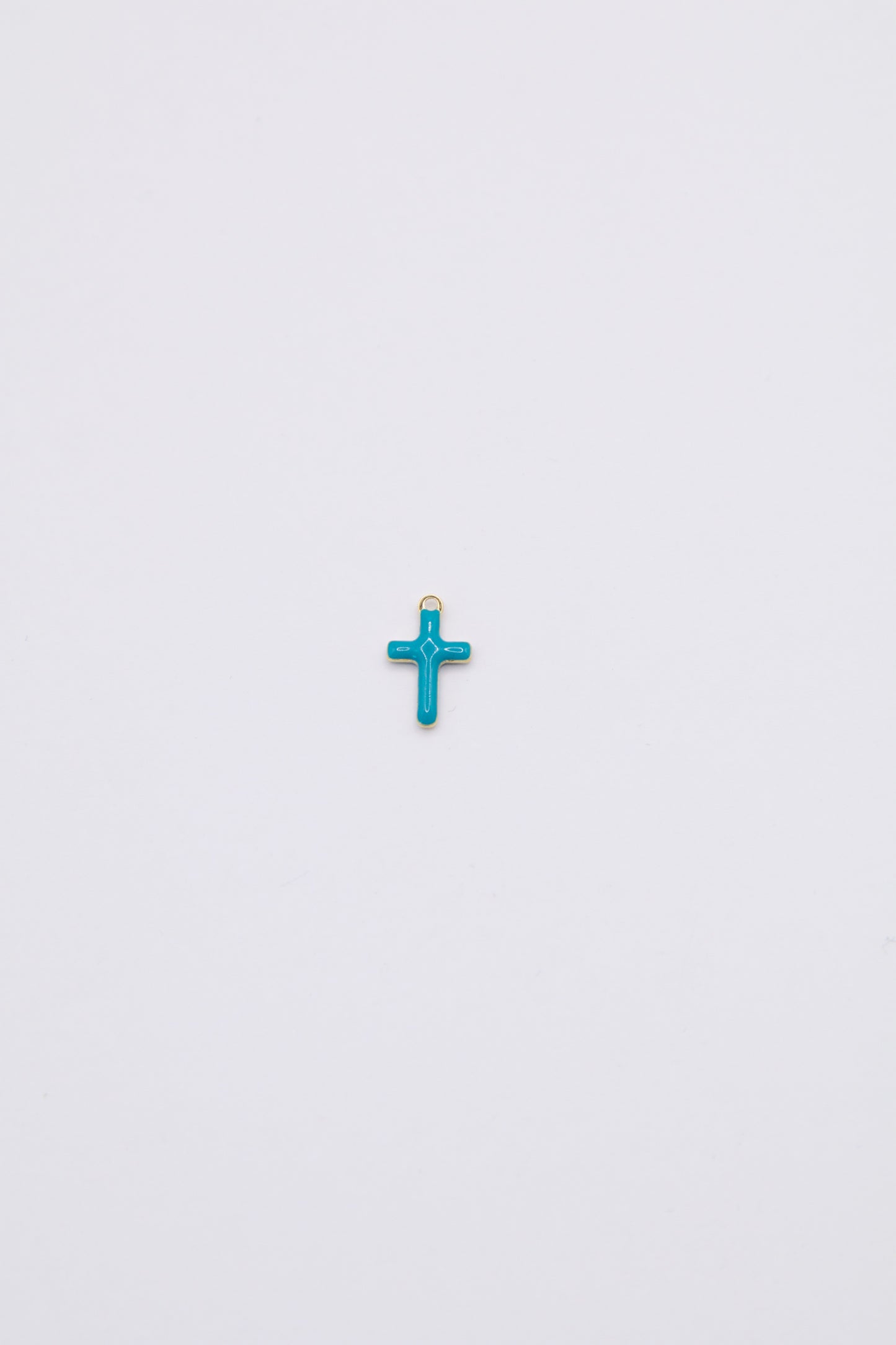 Enamel Cross Charm