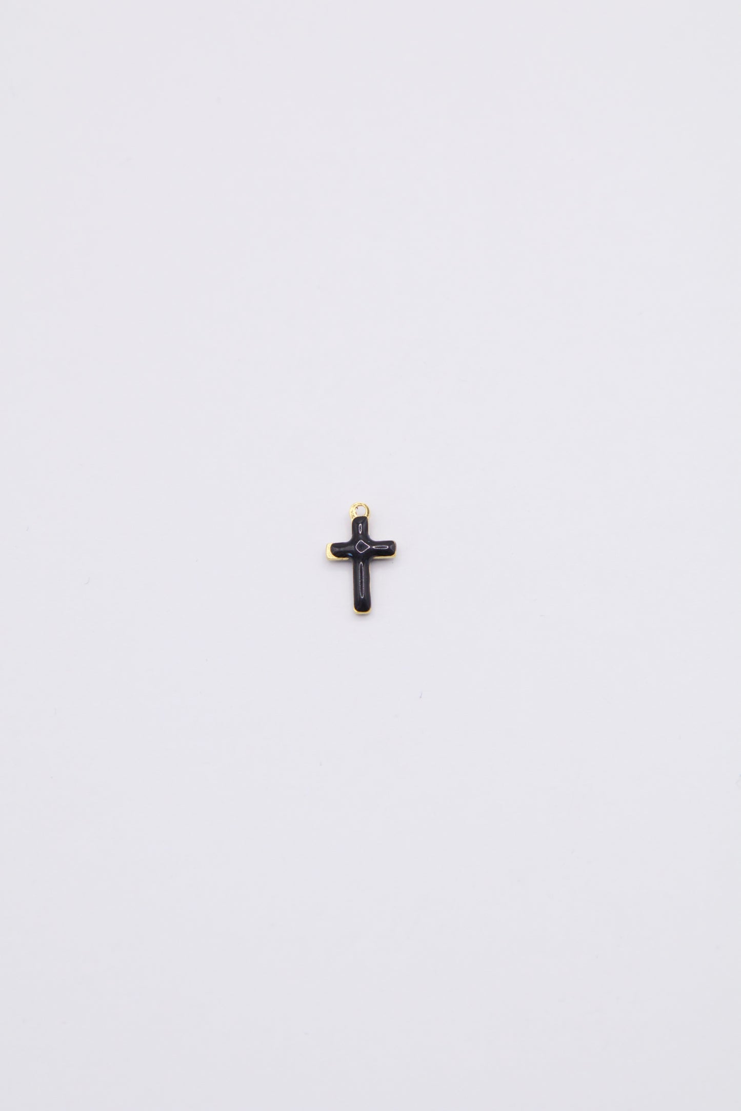 Enamel Cross Charm