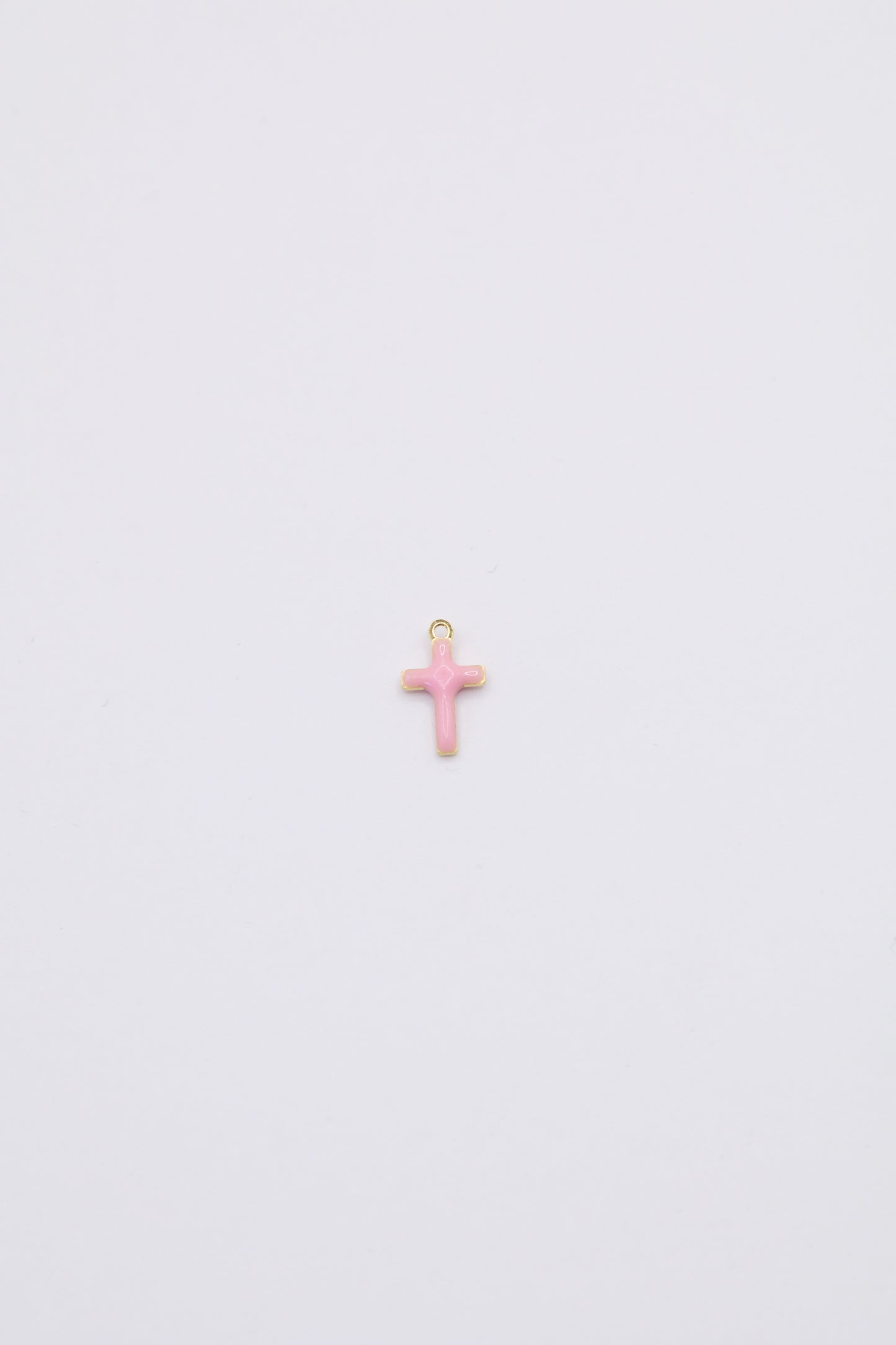 Enamel Cross Charm