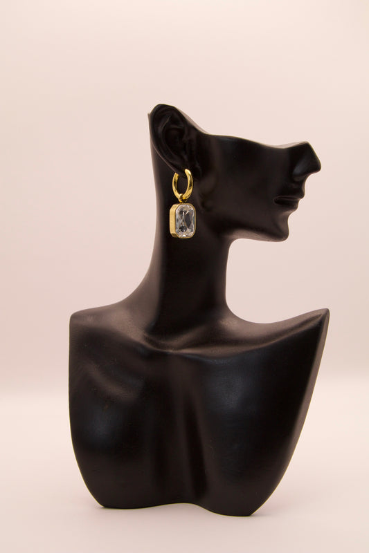 Rectangle Drop Earrings