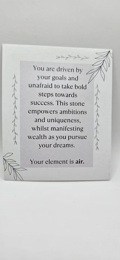 November Birthstone Sterling Silver Earrings