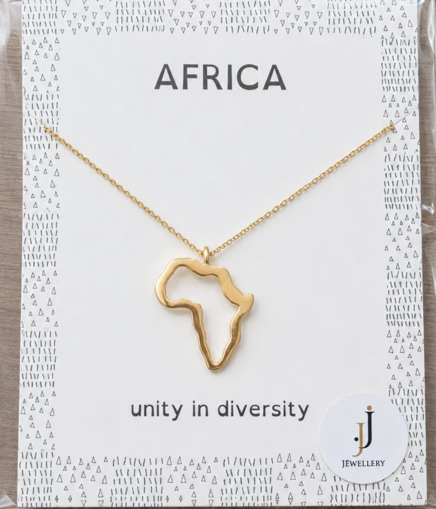 Sterling Silver Africa Necklace